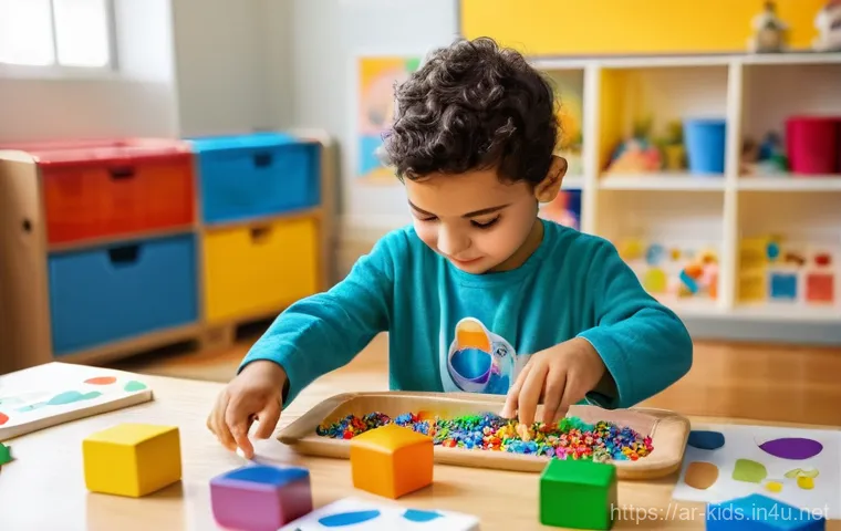 유아교육지도사로서의 데이터 관리 팁 - **Prompt:** A clean and organized modern preschool office or common area in an Arab cultural setting...